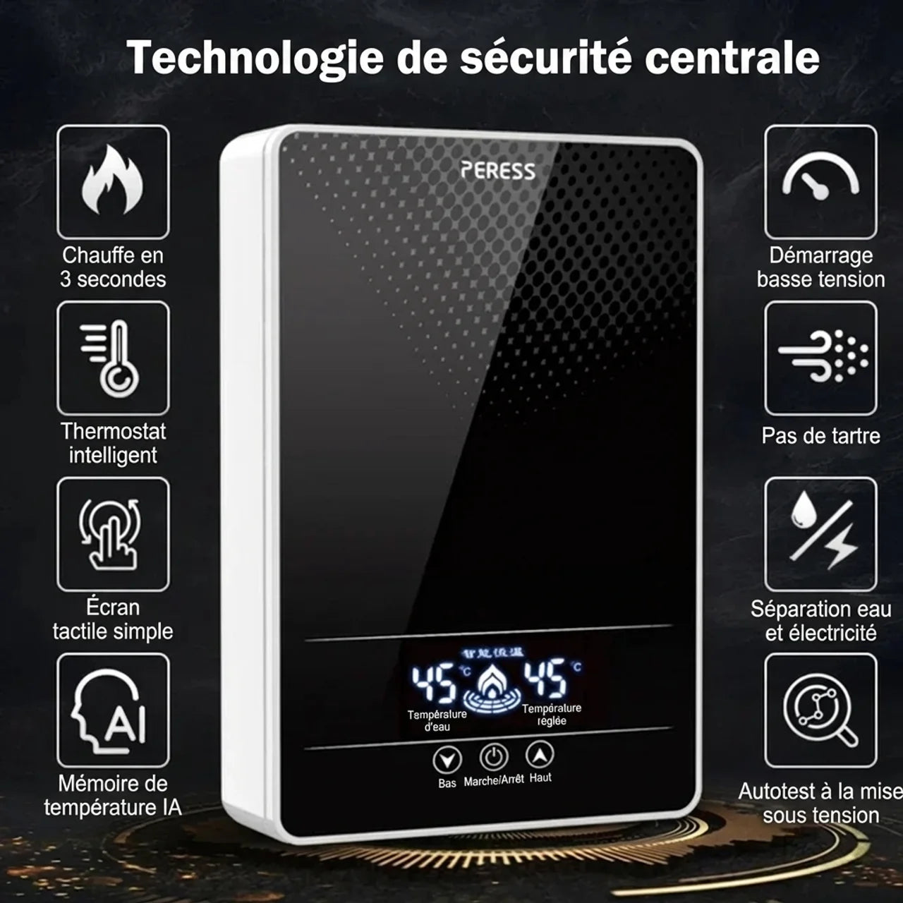 Chauffe-Eau Instantané Électrique