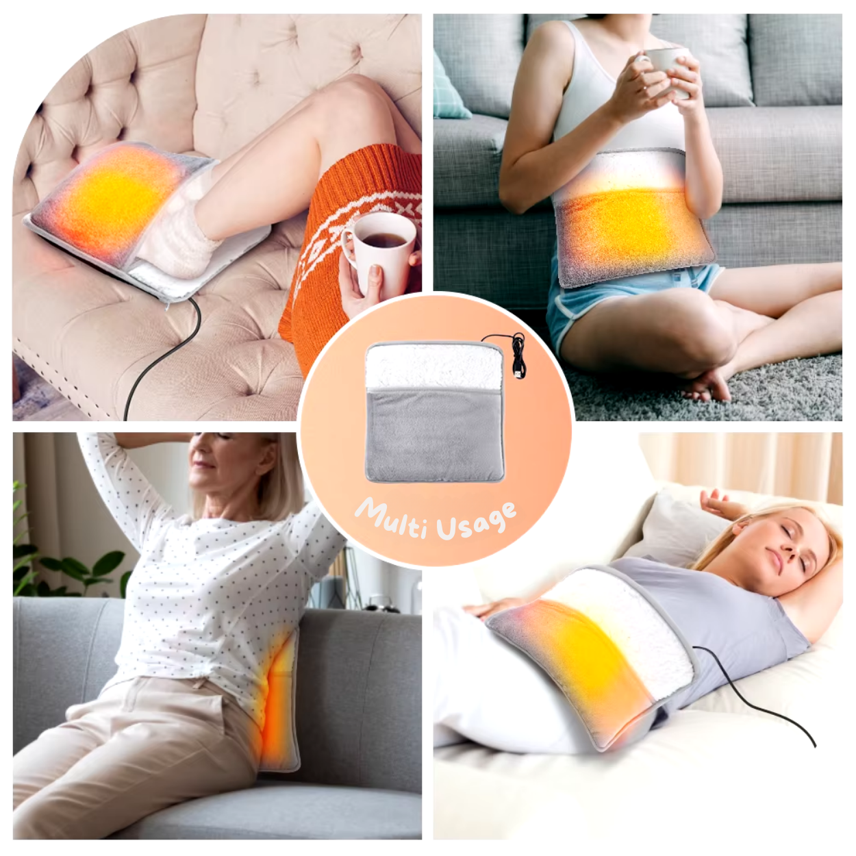 Chauffe Pieds Électrique Portable