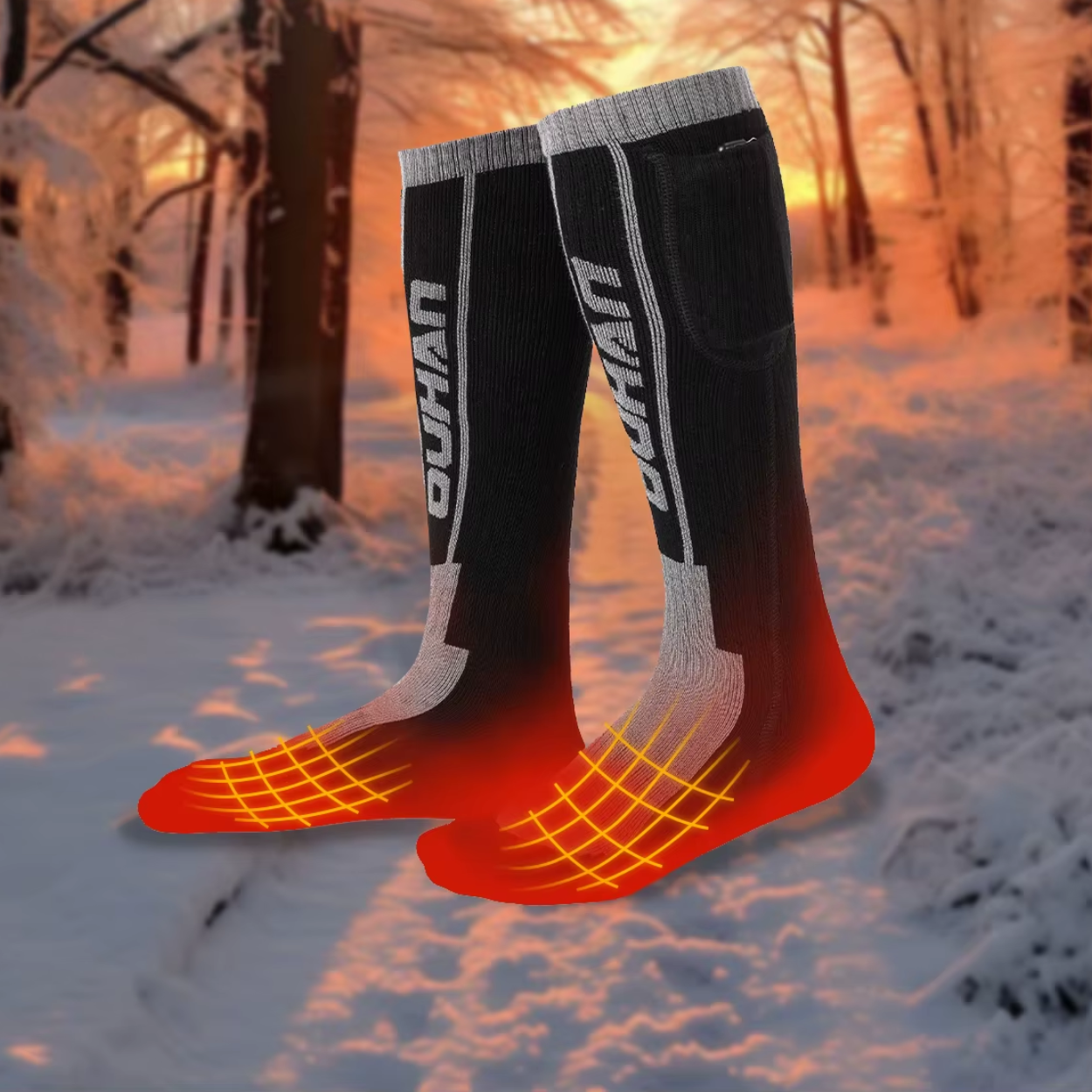 Chaussettes Chauffantes Télécommande Moto