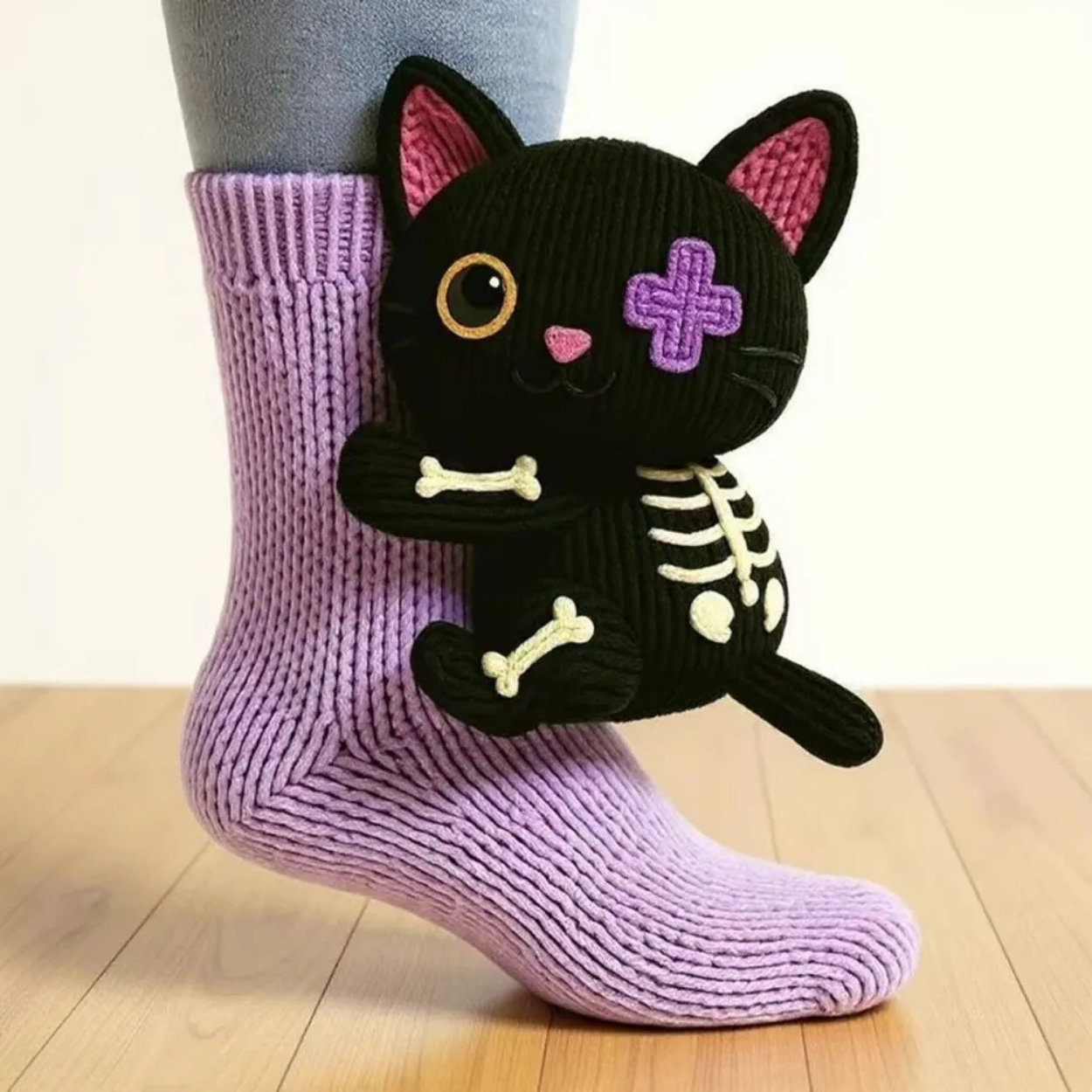 Chaussettes Tricotées 3D Animaux Mignons