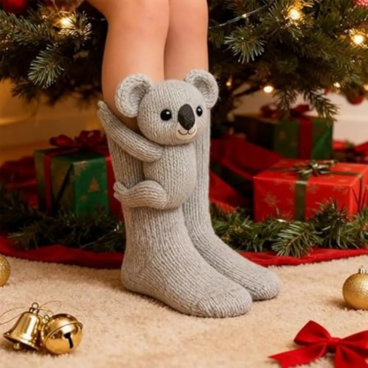 Chaussettes Tricotées 3D Animaux Mignons