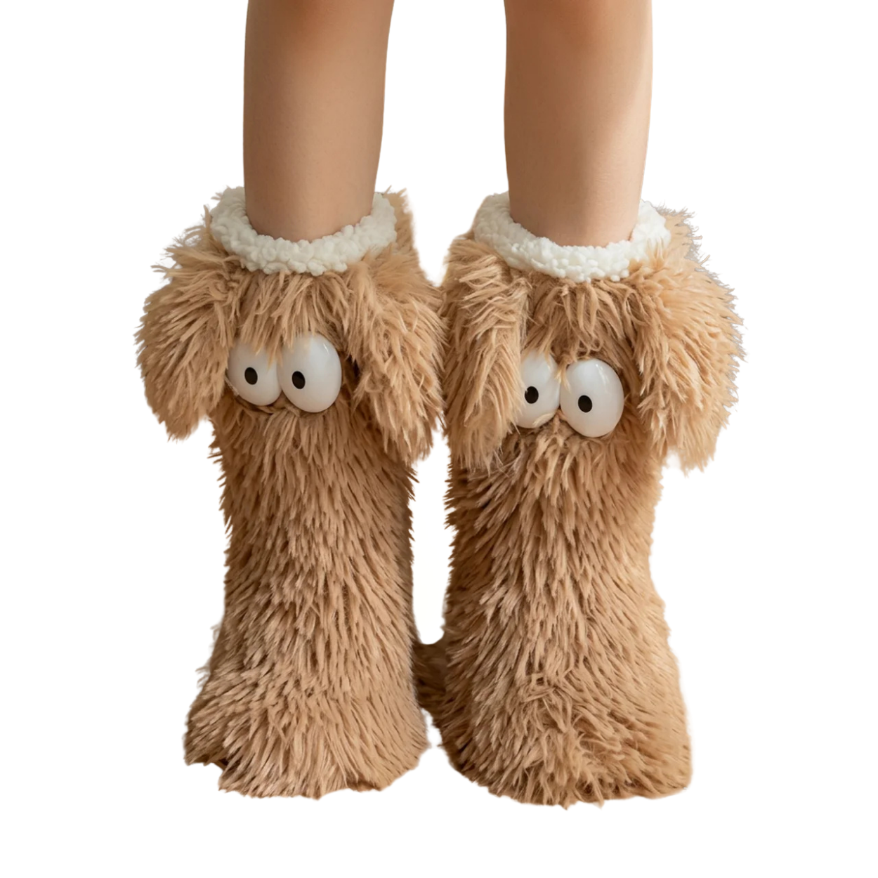 Chaussettes Polaires Montantes Peluche Ultra Chaudes & Moelleuses pour Femme