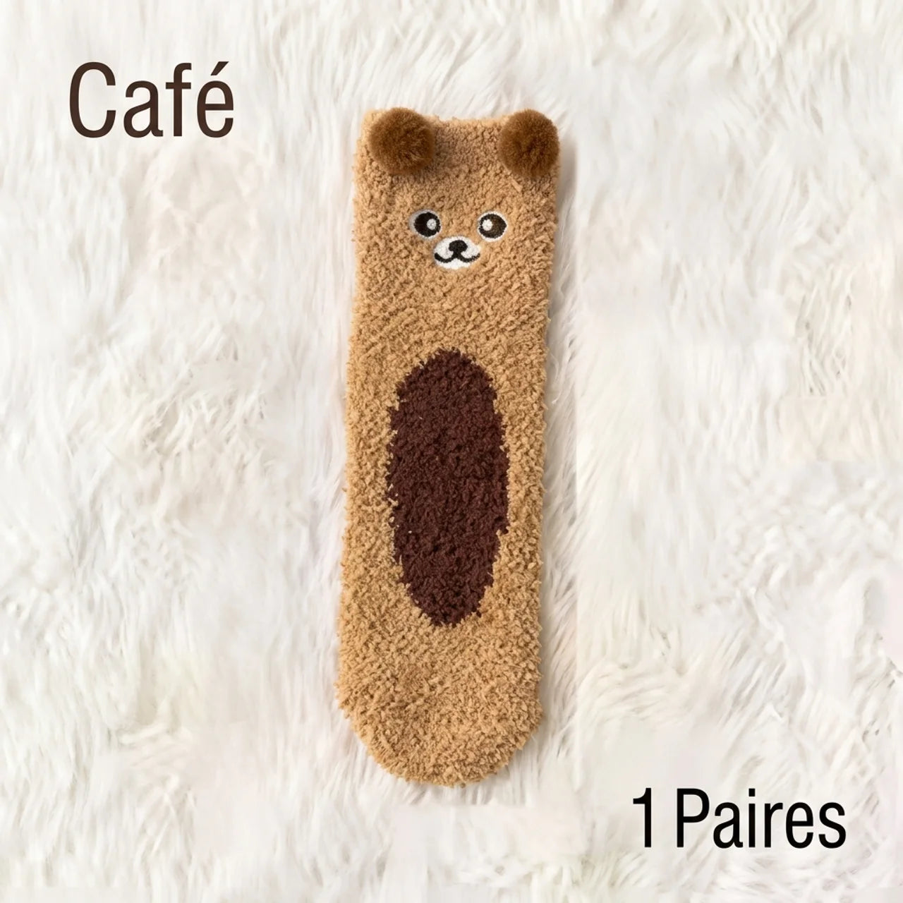 Chaussettes Polaires Animaux Ultra-Douces Chaussettes Chaudes d'Hiver pour Femme