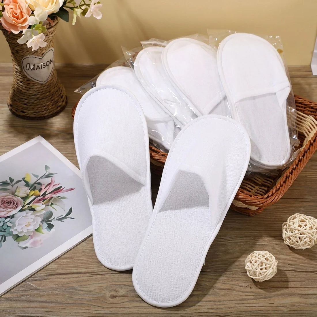 Chaussons Jetables Confort Premium 20 Pièces