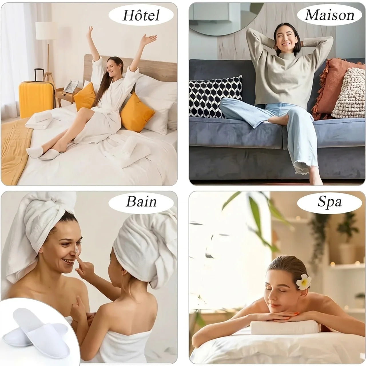 Chaussons Jetables Confort Premium 20 Pièces