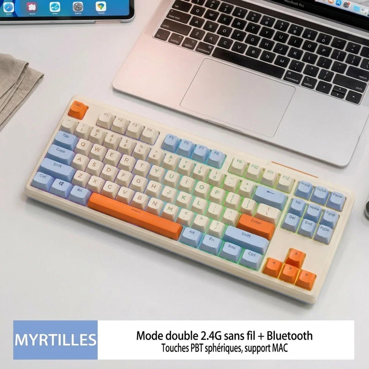 Clavier Bluetooth Gamer 87 Touches