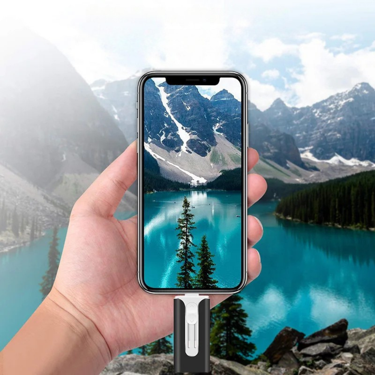 Clé USB 4-en-1 iFlashDrive™ pour iPhone Android & PC