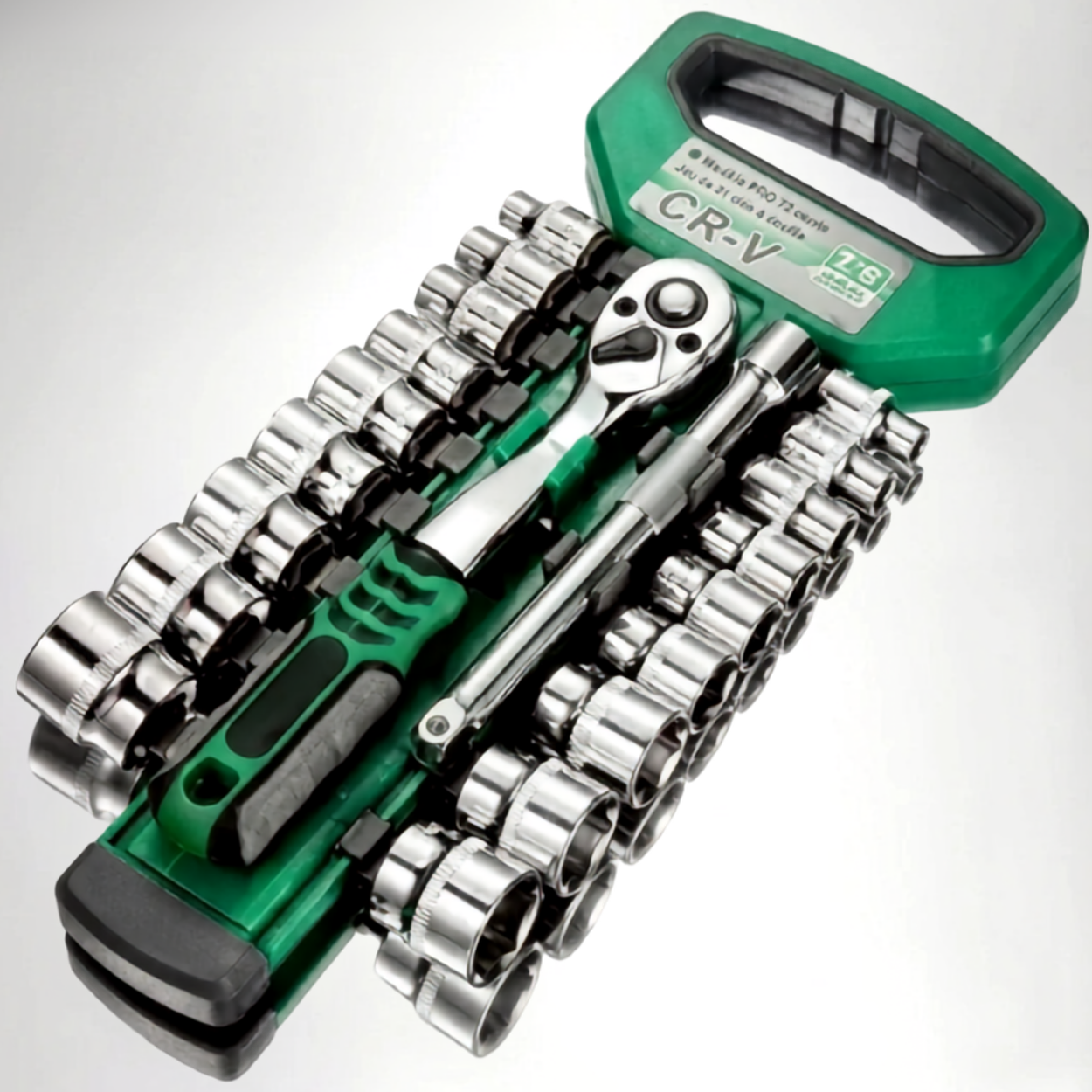 Coffret Cliquet Professionnel 72 Dents 21 Pièces