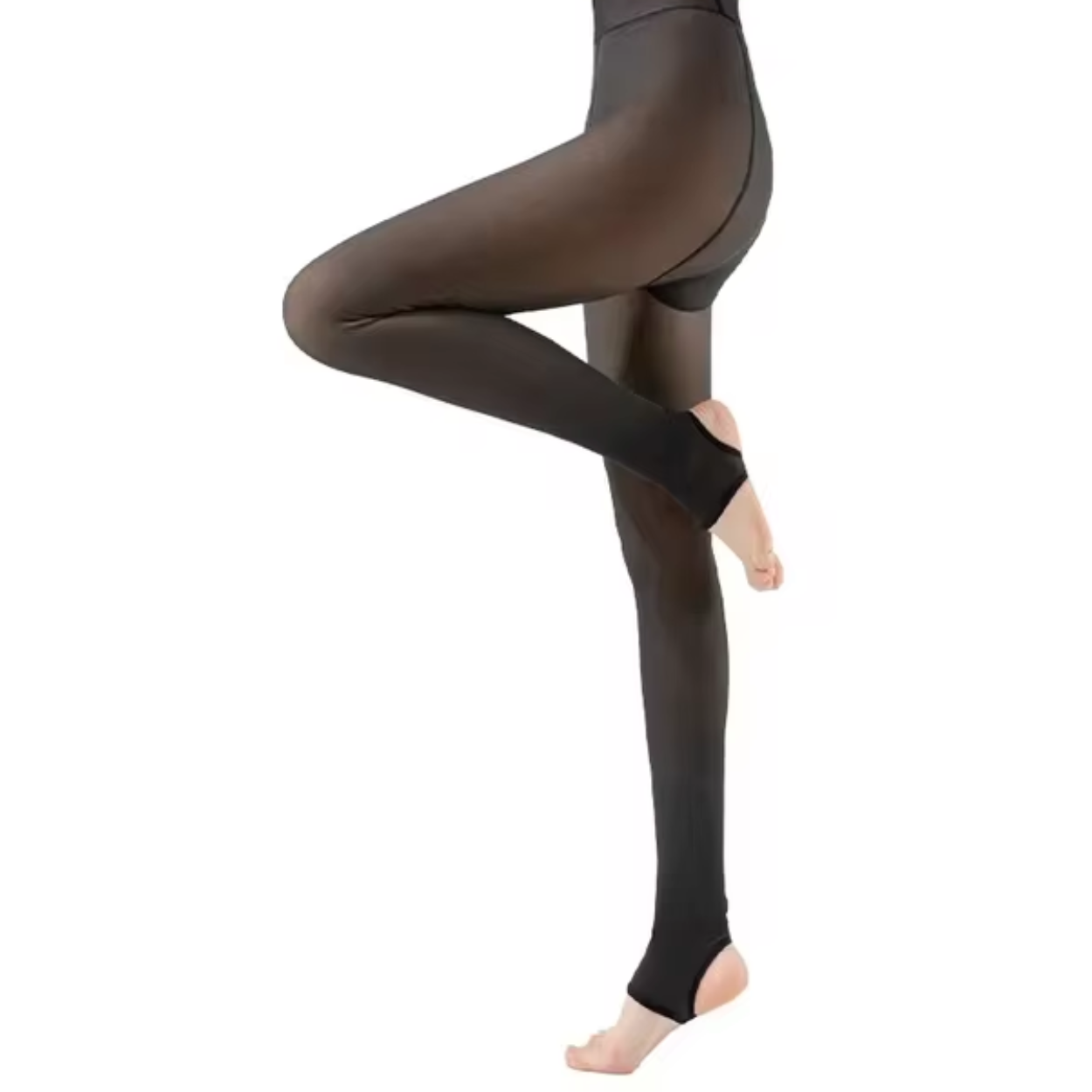 Collants Thermiques Effet Translucide