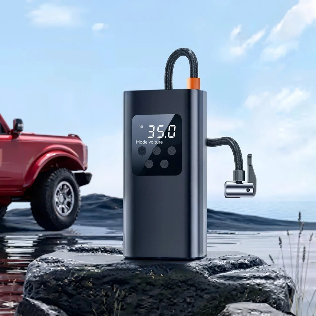 Compresseur d’air portable à arrêt automatique