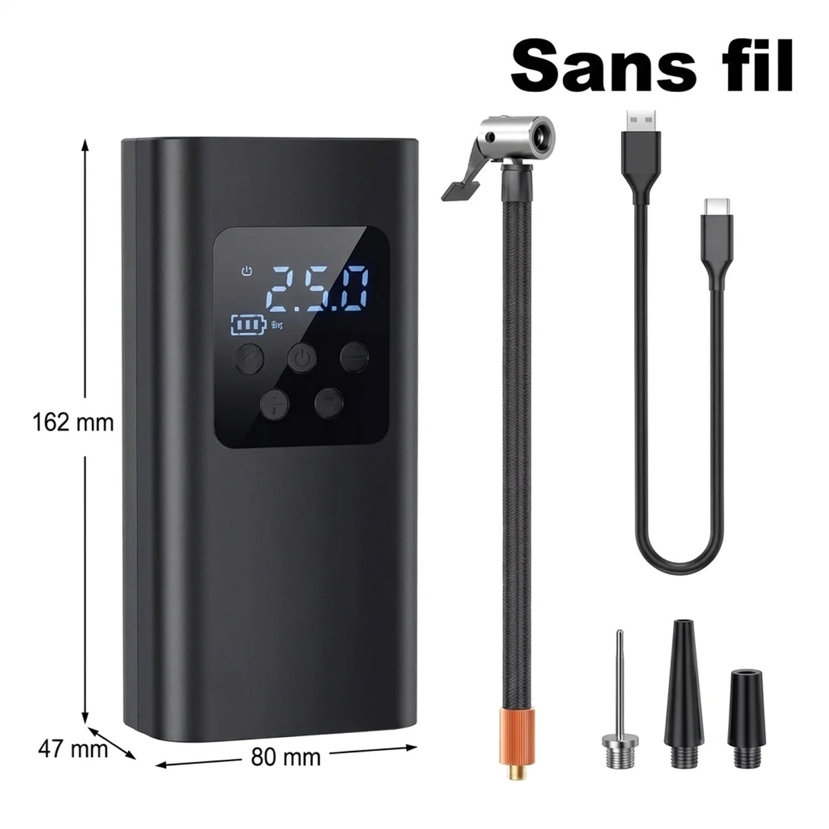 Compresseur d’air portable à arrêt automatique