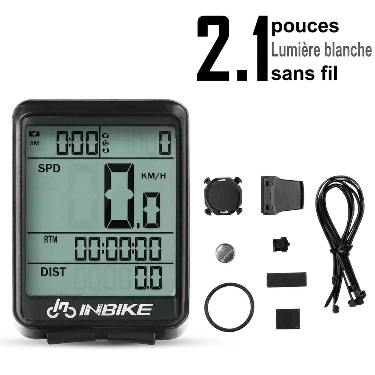 Compteur de Vélo Étanche Sans Fil et Filaire pour VTT