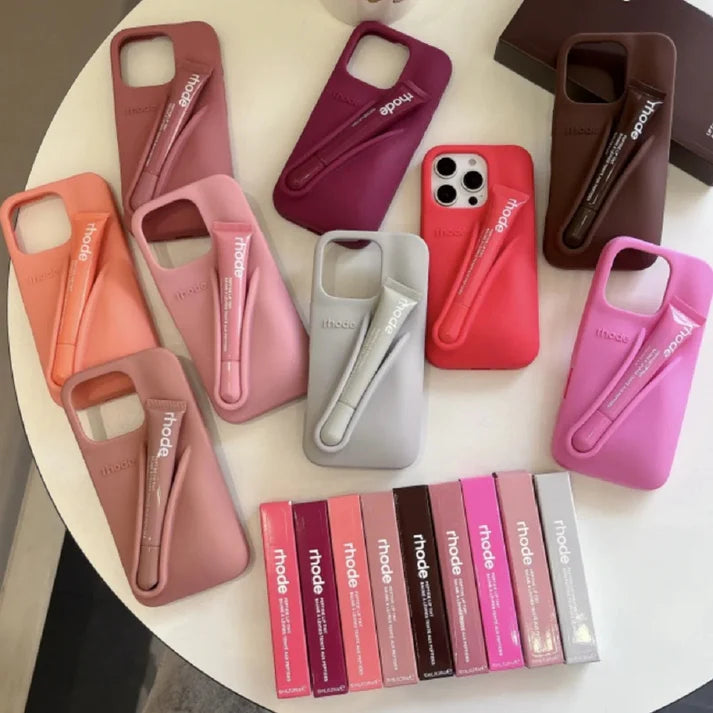 Coque iPhone Lip Gloss DIY avec Porte Rouge à Lèvres