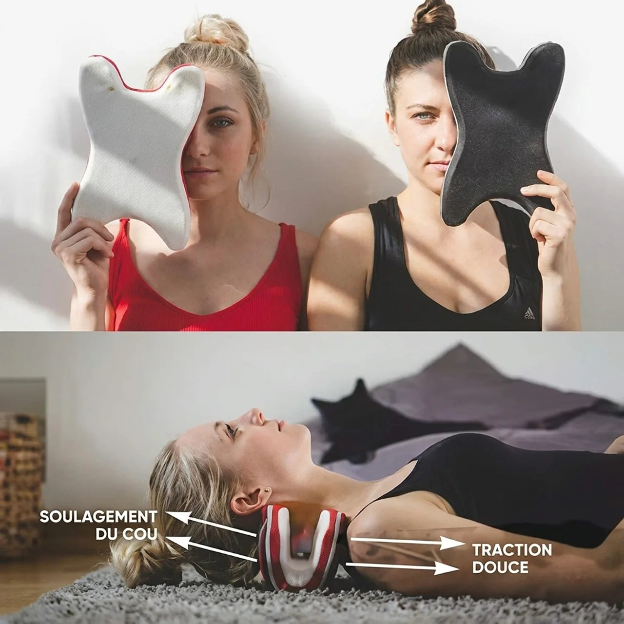 Correcteur Cervical Ergonomique Étirement Naturel de la Nuque