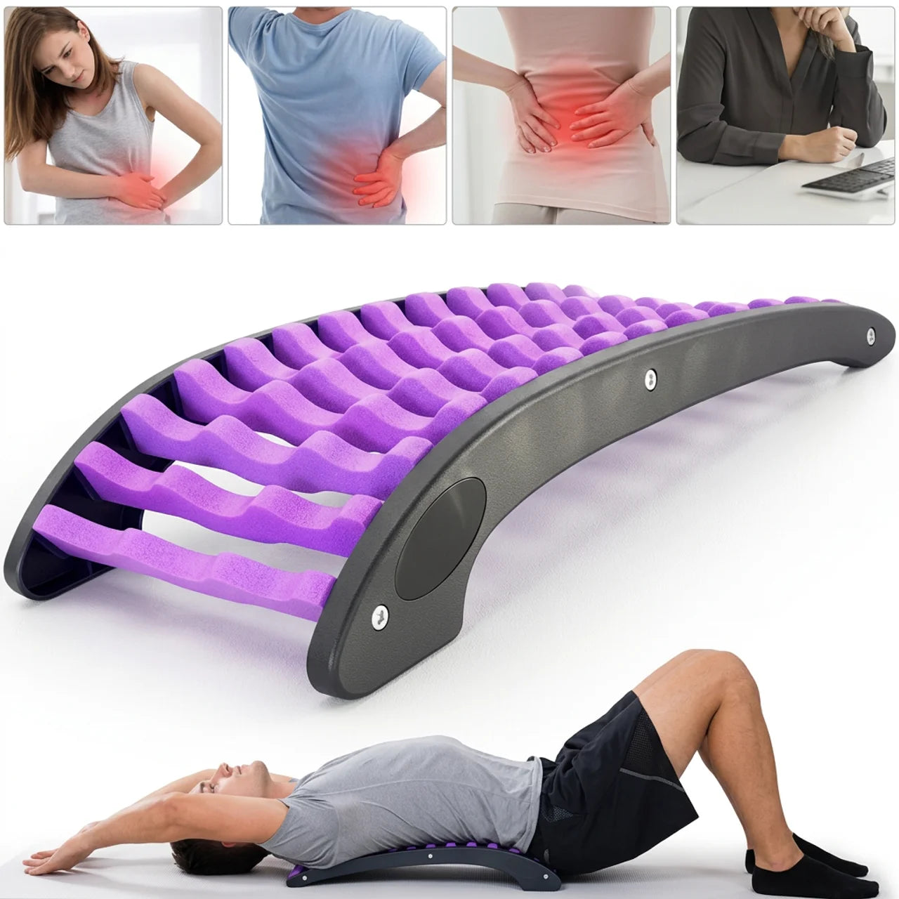 Correcteur de Posture & Étireur de Dos Ergonomique