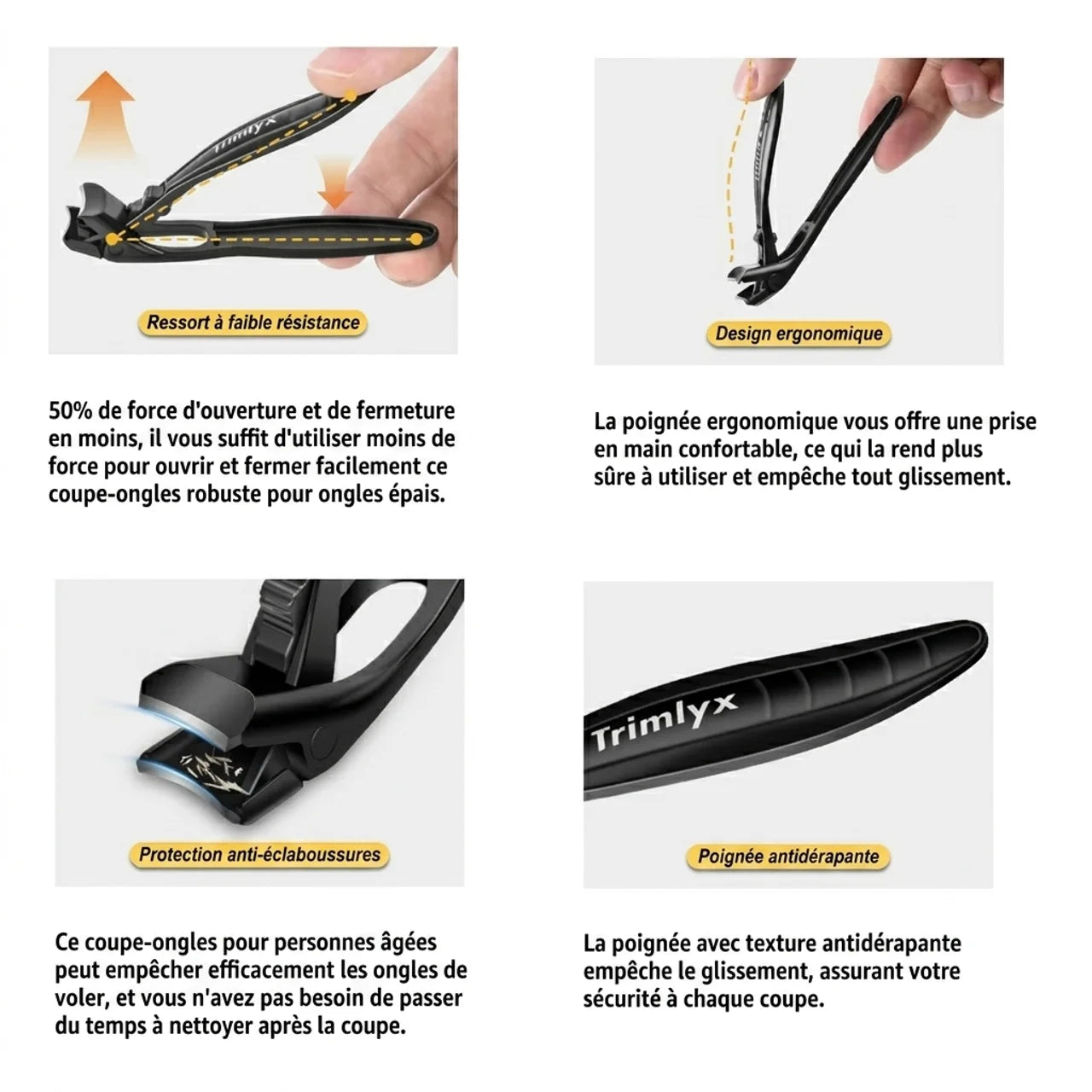 Coupe-Ongles Professionnel Ultra Puissant