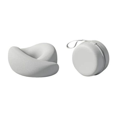 Coussin cervical de voyage en U à mémoire de forme avec housse lavable