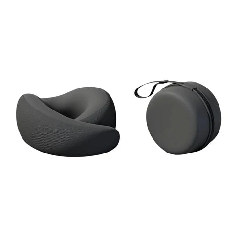 Coussin cervical de voyage en U à mémoire de forme avec housse lavable