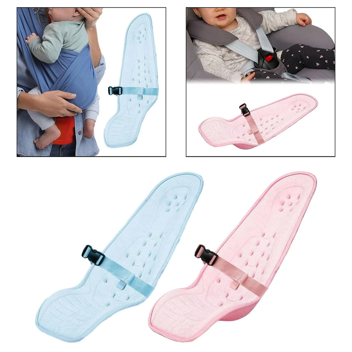 Coussin d'allaitement pour bébé avec sangle de maintien Nouveau-né 0 à 12 mois