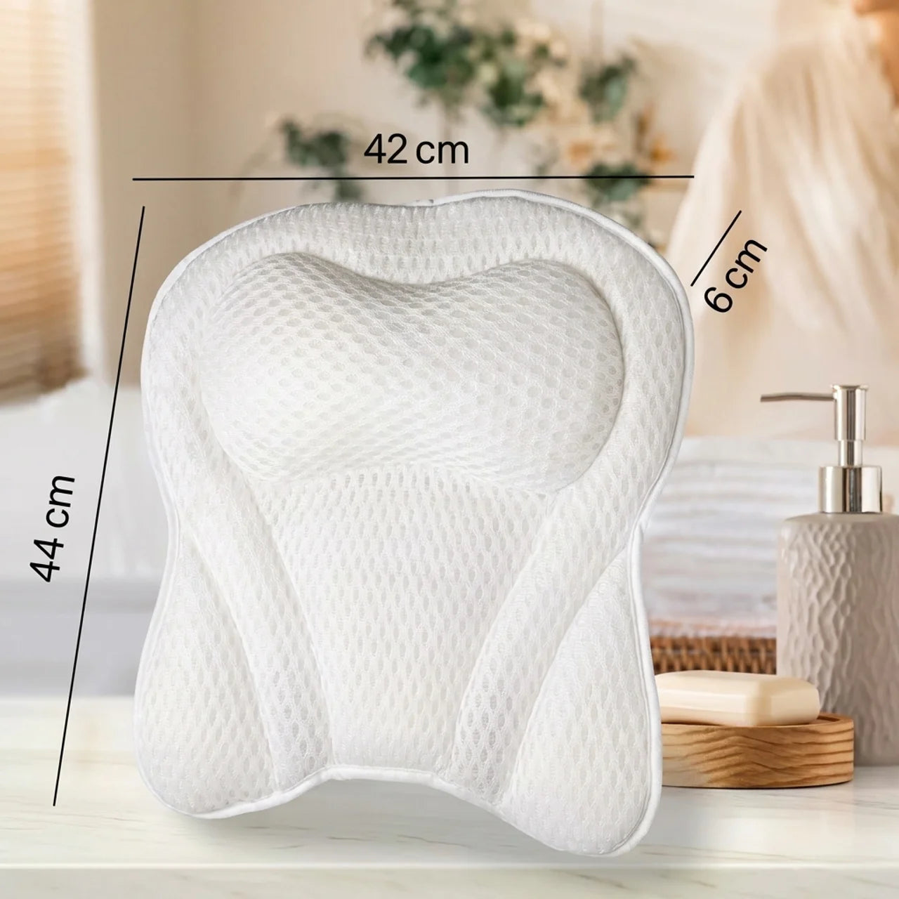 Coussin de Bain Spa avec Ventouses