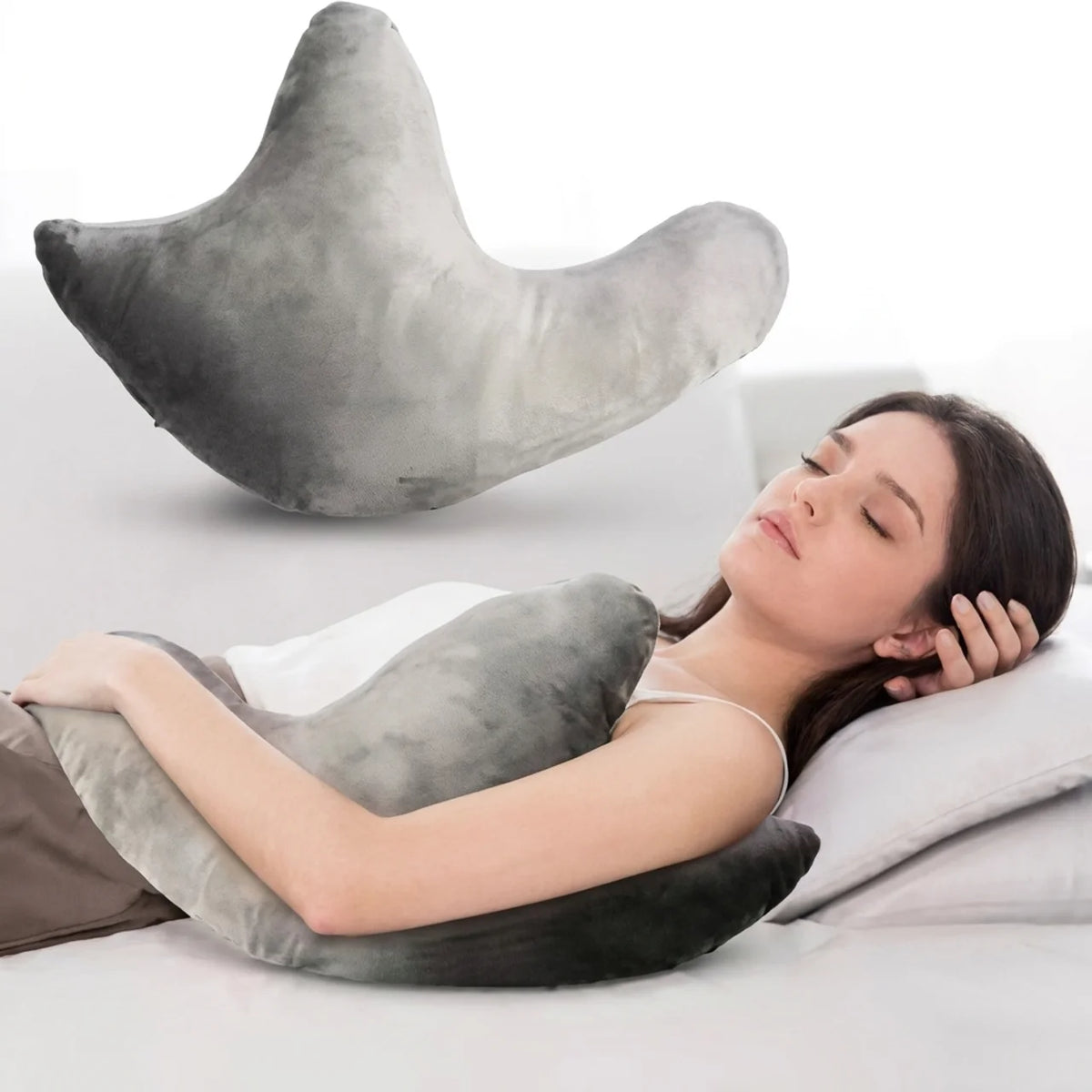 Coussin ergonomique pour épaule et coiffe des rotateurs Oreiller de soutien cervical et postopératoire