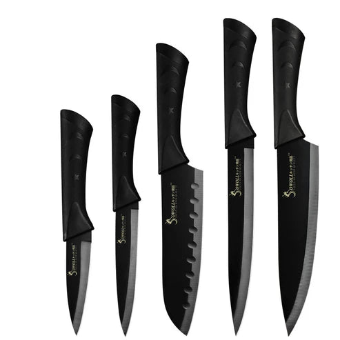 Couteau Cuisine Japonais Acier Noir