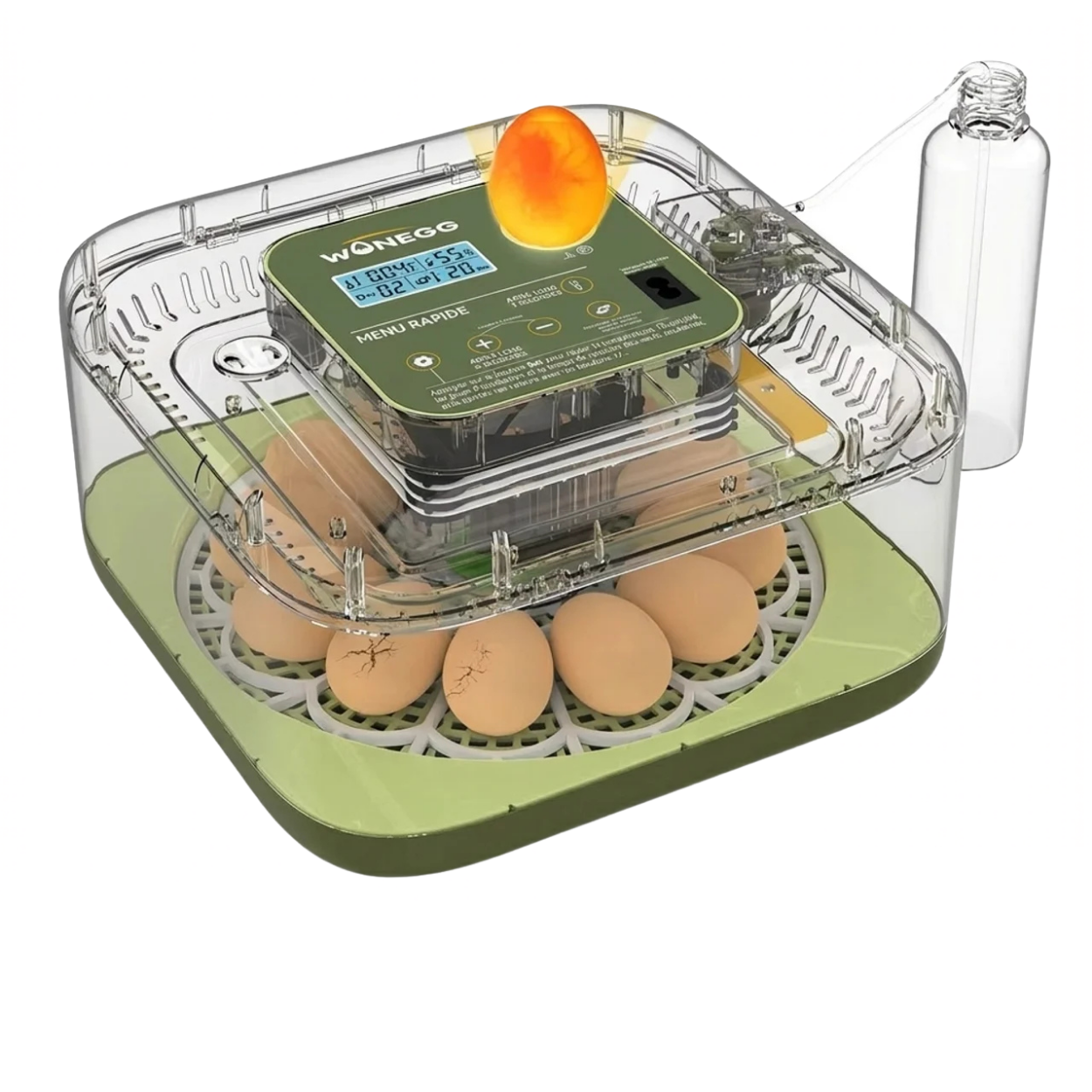 Couveuse Automatique 12 Œufs avec Retournement Automatique