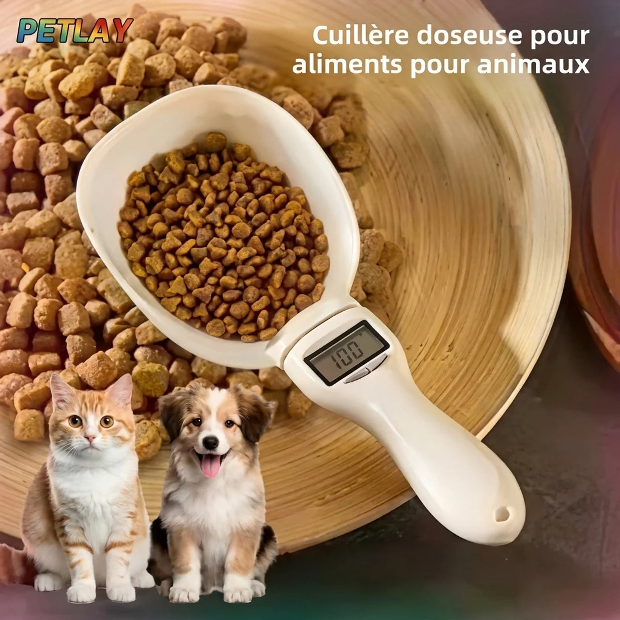 Cuillère Balance Digitale pour Croquettes & Aliments Animaux