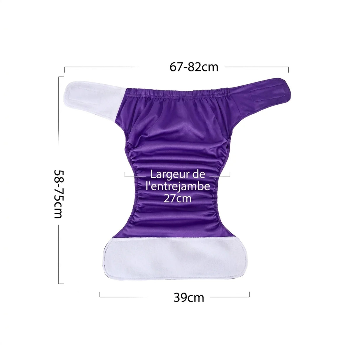 Culotte d'Incontinence Couche Lavable Réutilisable pour Adulte & Personne Âgée