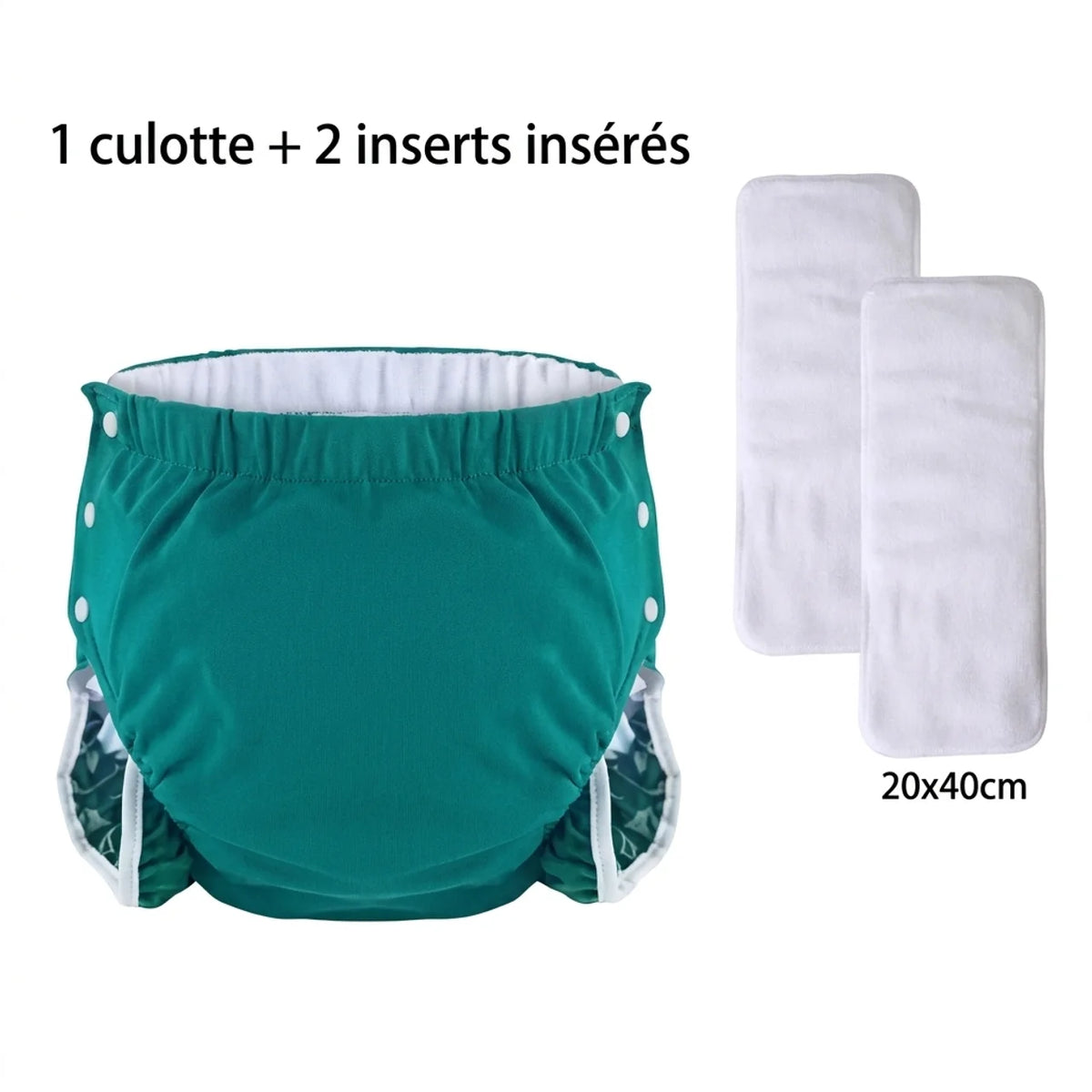 Culotte d'incontinence lavable et ajustable Confort & Anti-fuites pour adultes