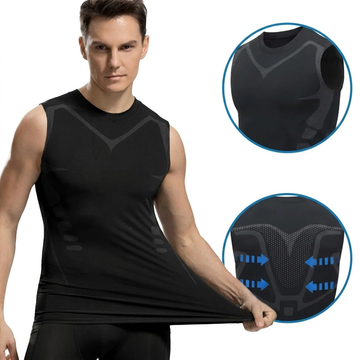 Débardeur Gainant Homme Compression Sculptante