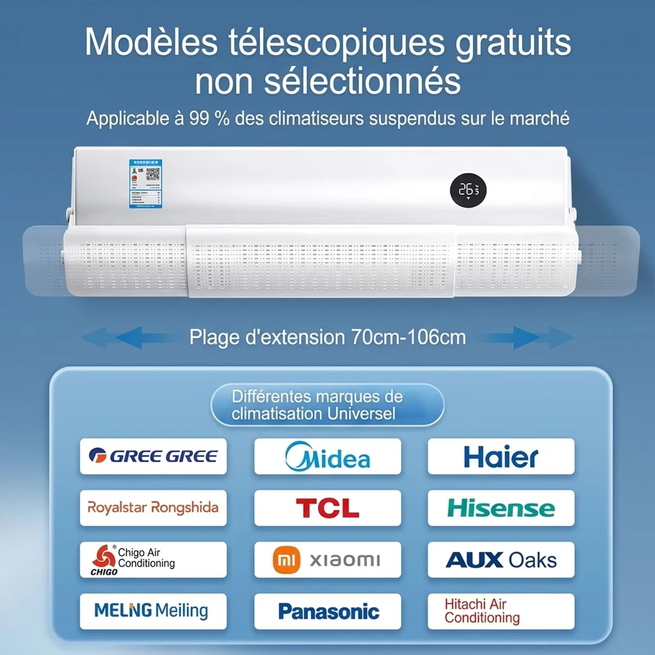 Déflecteur Climatisation Anti Air Direct
