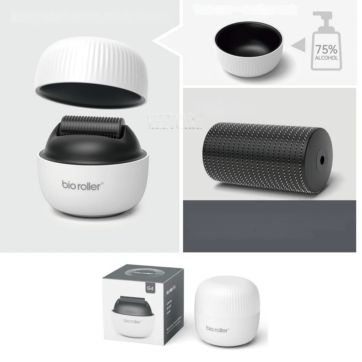 Derma Roller G4 1200 Micro Aiguilles en Titane