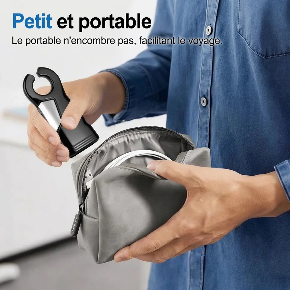 Détecteur de veines portable rechargeable pour préparation des accès IV