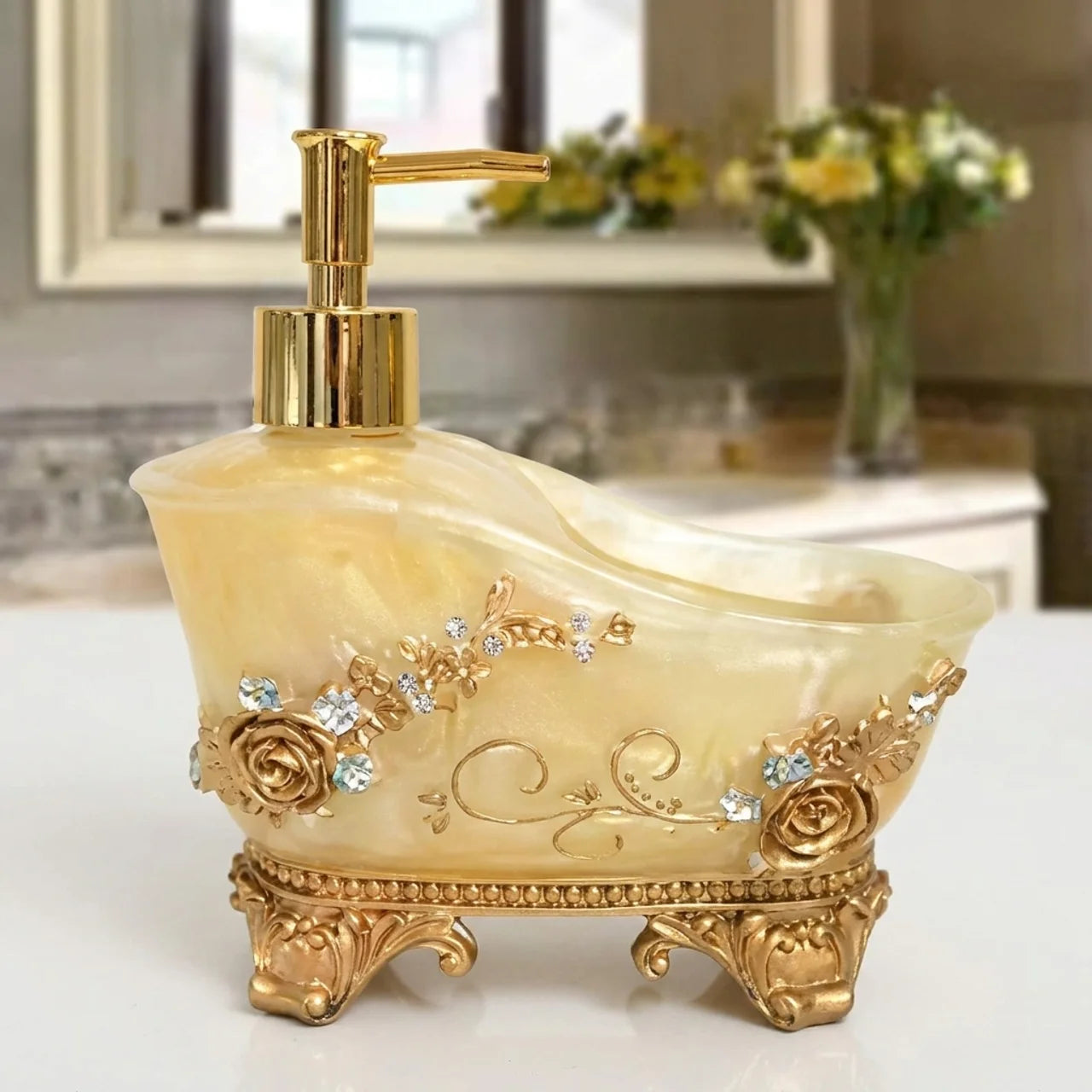 Distributeur de Savon Liquide Style Luxe