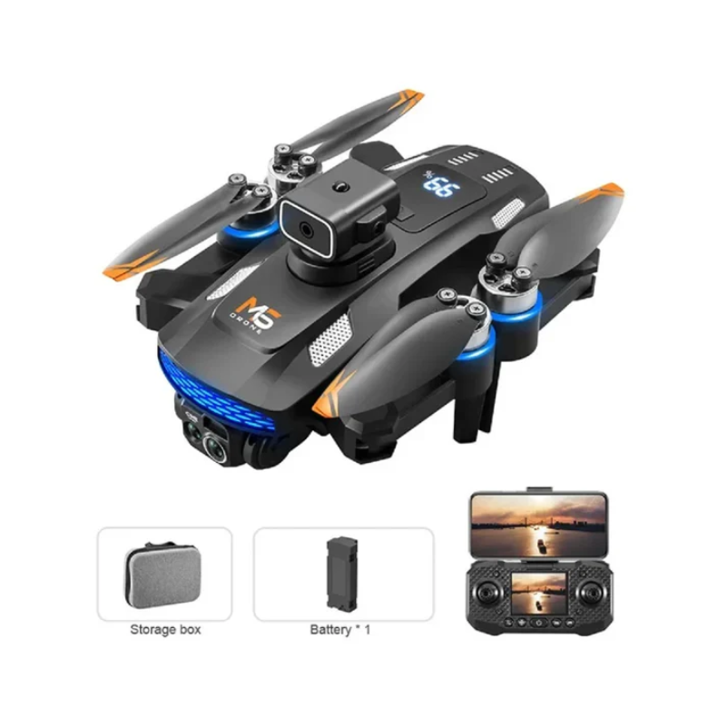 Drone Professionnel 8K Quadricoptère FPV WiFi 5G télécommande écran