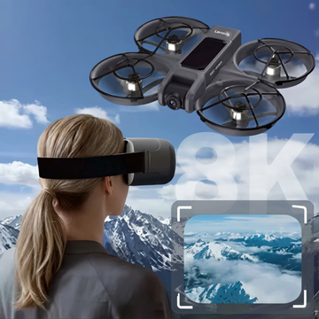 Drone Immersif X226VR 8K avec Lunettes VR Télécommande à Écran Intégré