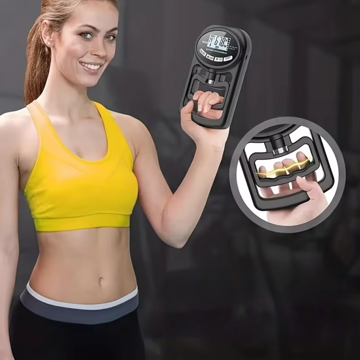 Dynamomètre Électronique Intelligent Force Précise 120 kg