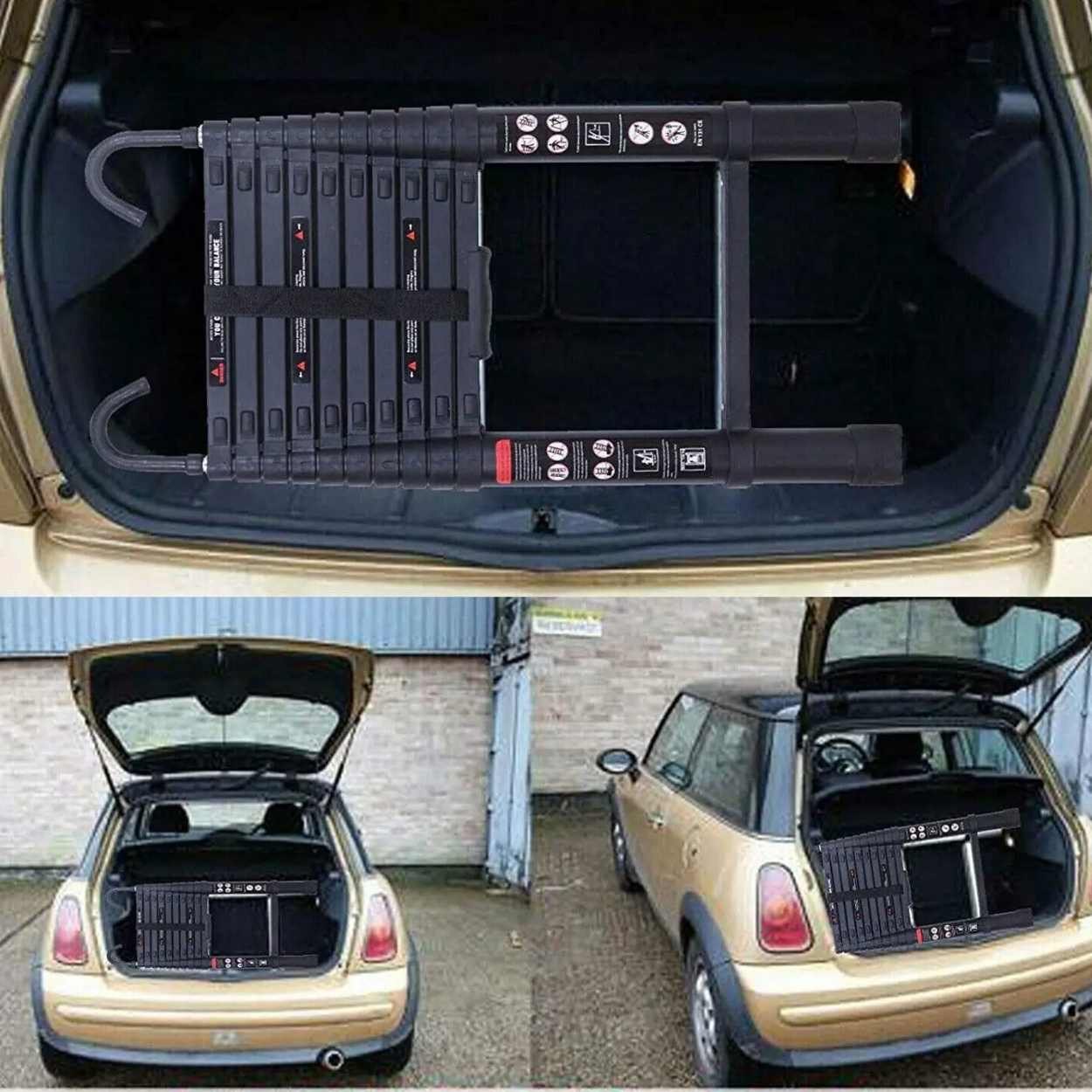 Échelle Télescopique Aluminium 6,2 m Sécurisée