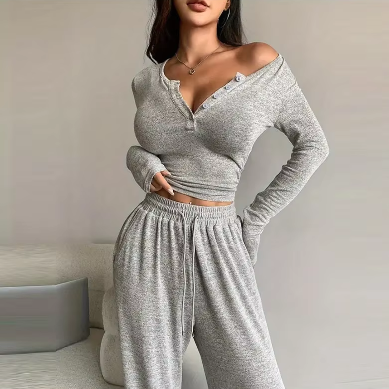 Ensemble Pull & Pantalon Large
