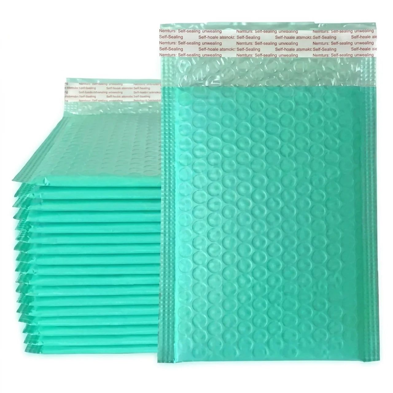Enveloppes Bulles Colorées Lot de 50 Pochettes d’Expédition Imperméables Autocollantes