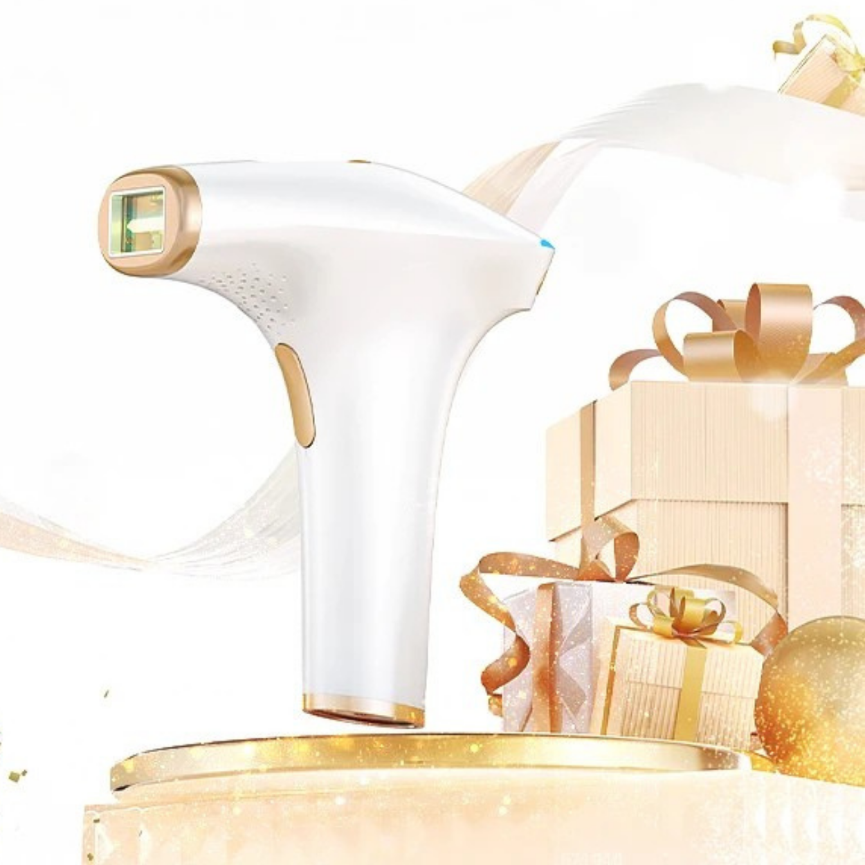 Épilateur à Lumière Pulsée 3-en-1 Rajeunissement & Anti Acné