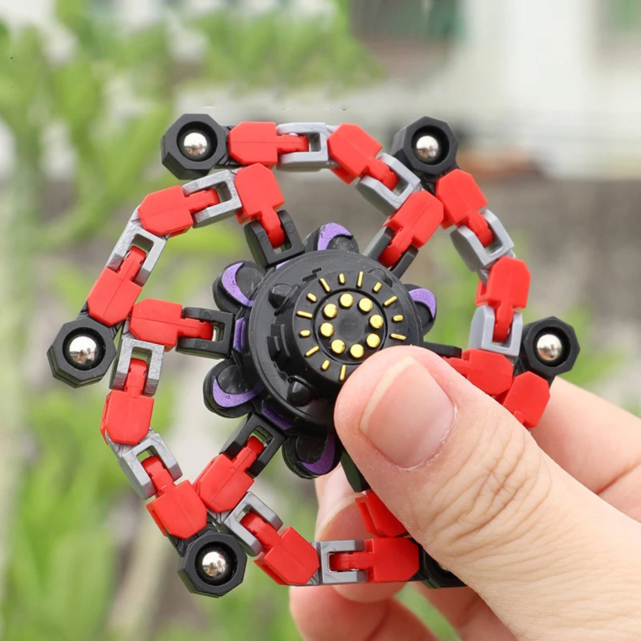 Fidget Spinner Déformable avec Ventouse