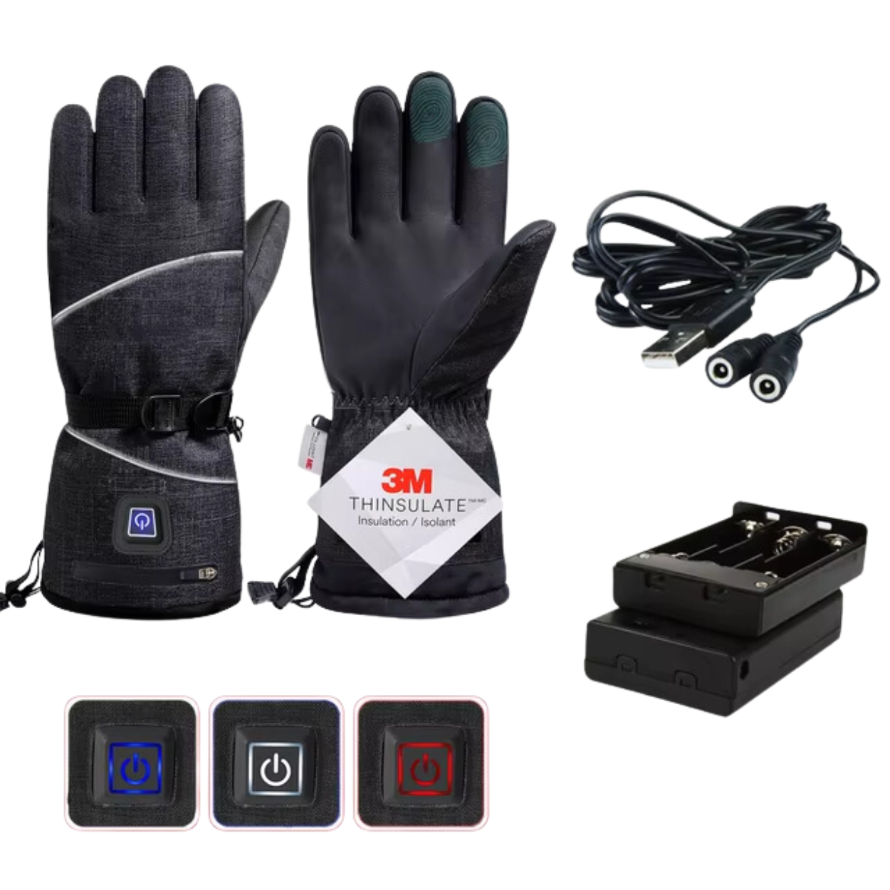 Gants Chauffants Électriques 3M
