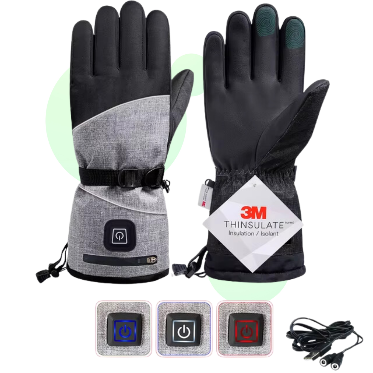 Gants Chauffants Électriques 3M