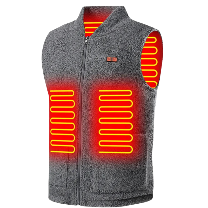 Gilet Chauffant Intelligent USB 8 Zones de Chaleur
