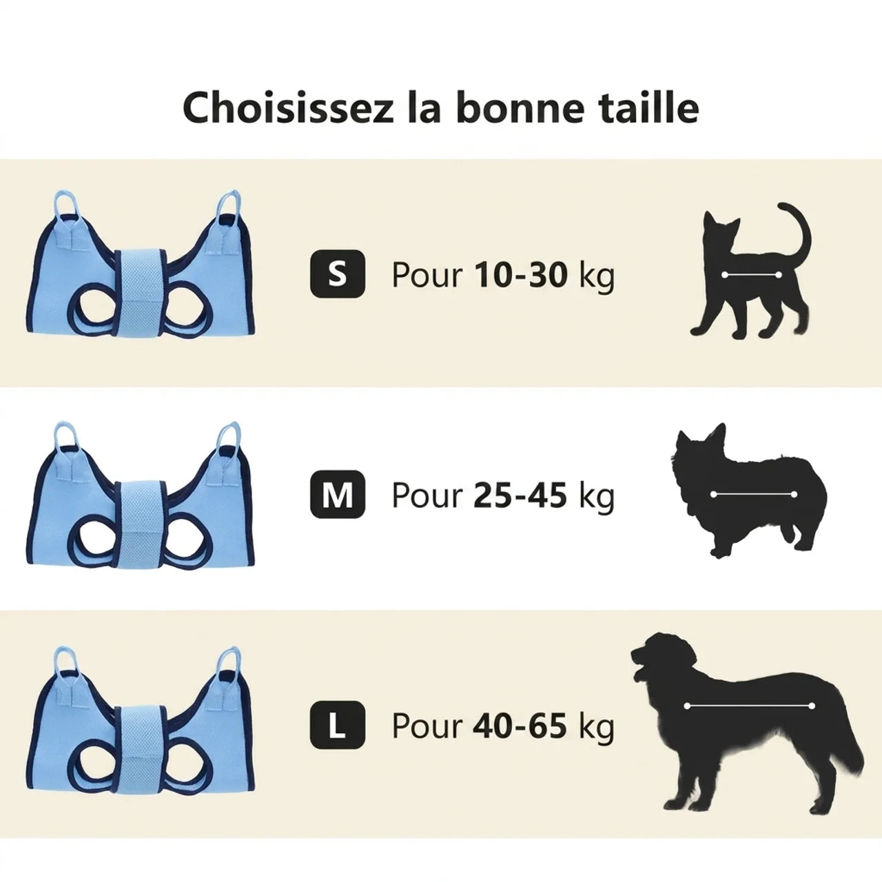 Harnais de toilettage suspendu pour chat Maintien réglable pour soins griffes et toilettage