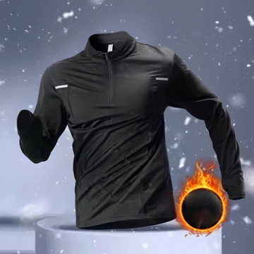 Haut d'Entraînement Chaud Homme Demi-Zip Séchage Rapide