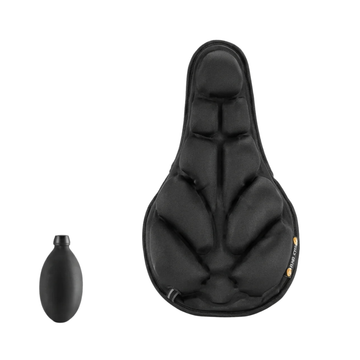 Housse de selle de vélo gonflable 3D Coussin de selle confortable avec absorption des chocs