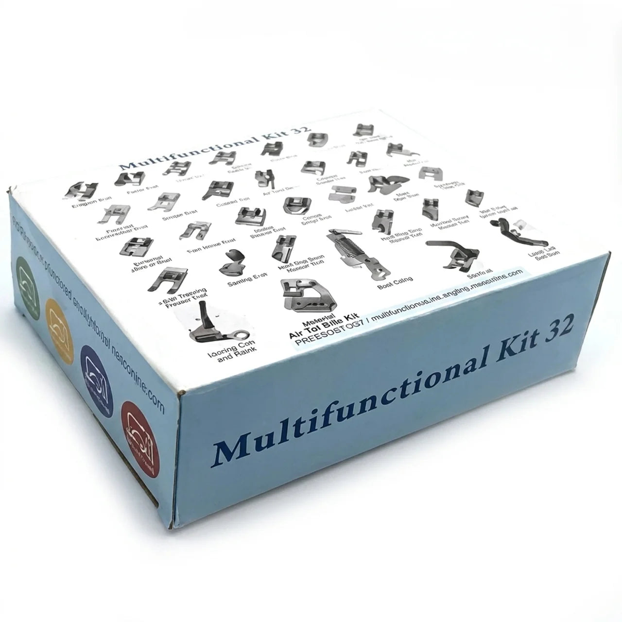 Kit 32 Pieds de Biche Multifonctions pour Machine à Coudre